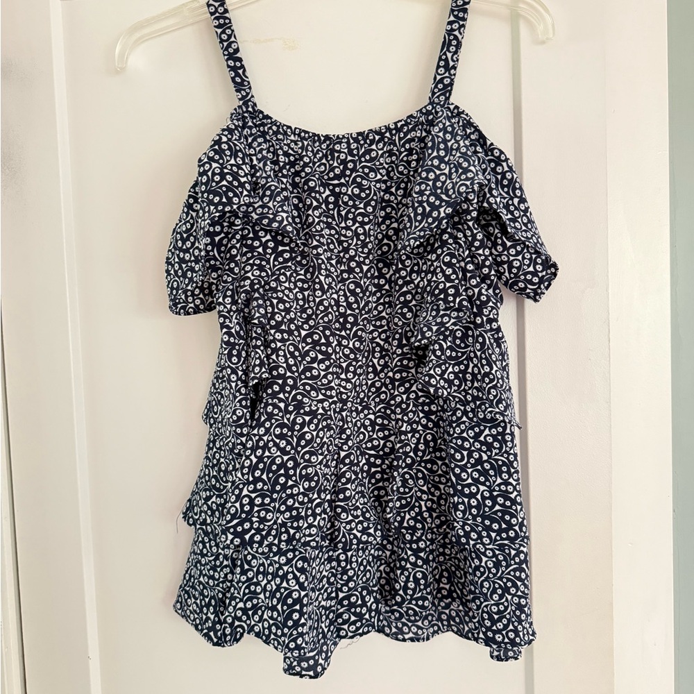 Michael Kors Ruffle Top Medium